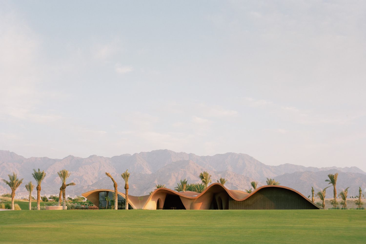 The Ayla Golfclub & Wellness center in the Jordanian desert