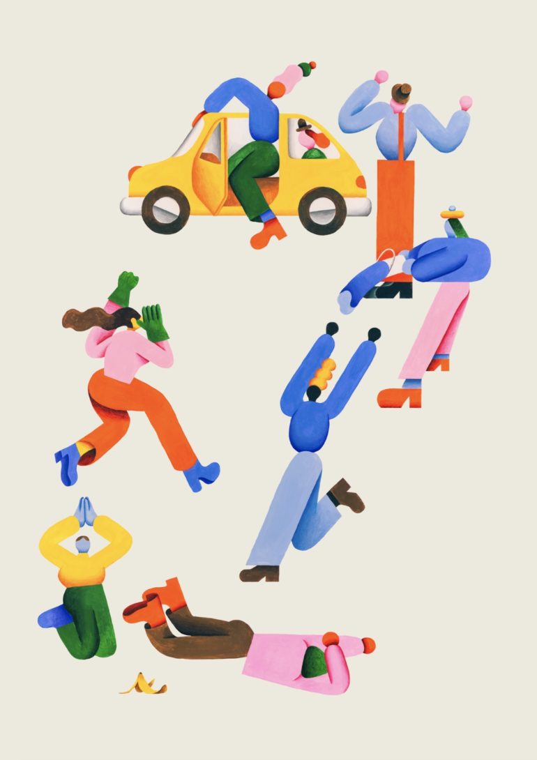 Roberts Rurans’s playful Illustrations