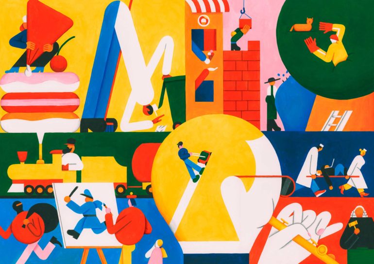 Roberts Rurans’s playful Illustrations