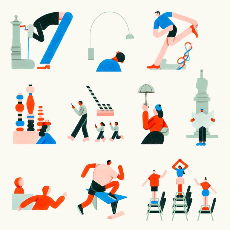 Roberts Rurans’s playful Illustrations