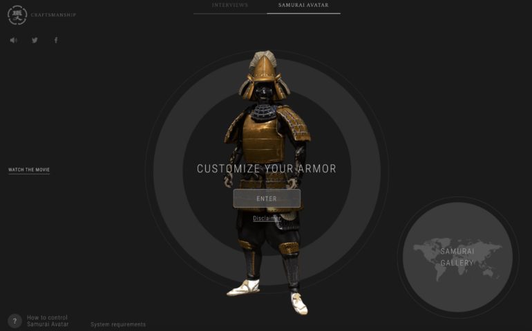 ANA Japan Airlines Let you Create your Custom Samurai Avatar