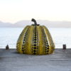 Yayoi Kusama yellow pumpkin Naoshima