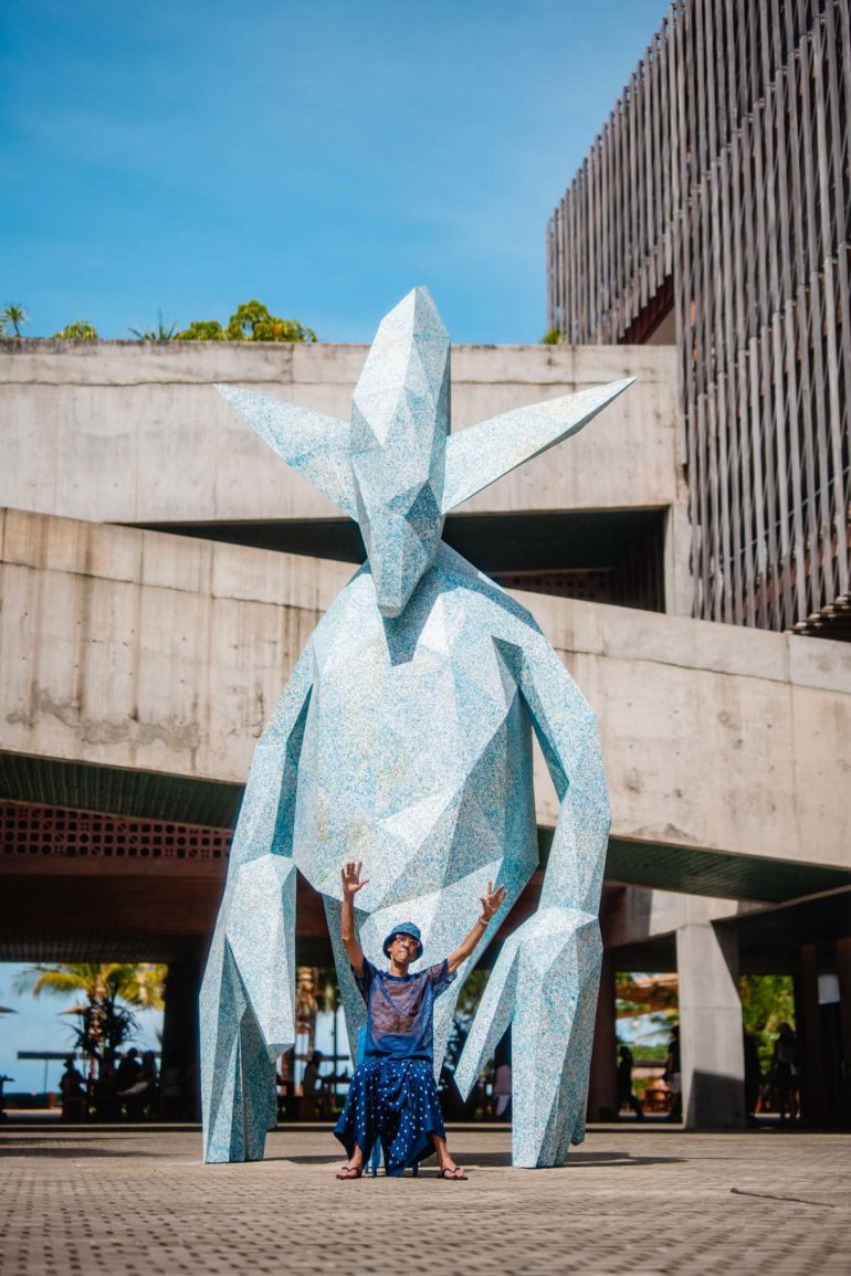 Futura Unveils Two Pointman Statues at Potato Head
