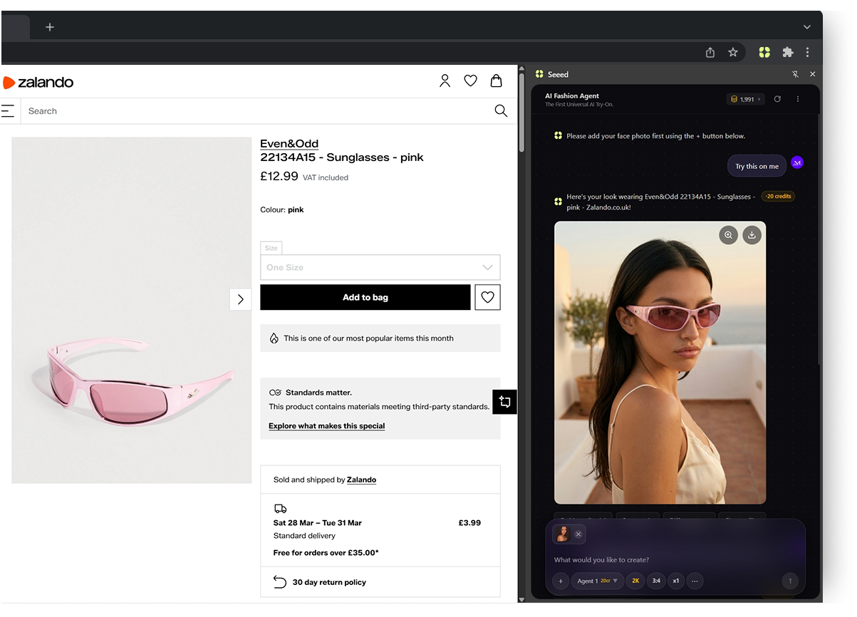Try On Fashion From Any Website With Seeed’s New AI Chrome Extension