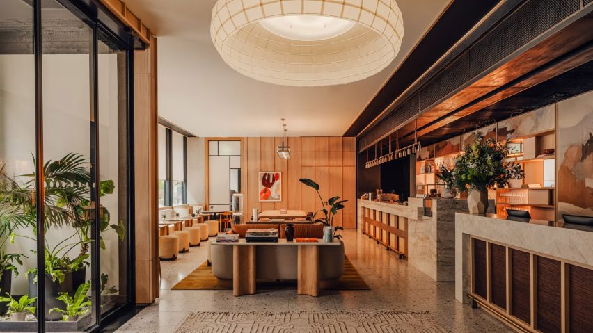 Aethos Shoreditch lobby by Astet Studio